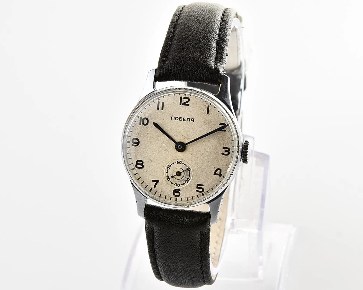 Excellent Soviet mechanical Pobeda watch, ChChZ, the 4th quarter of 1954