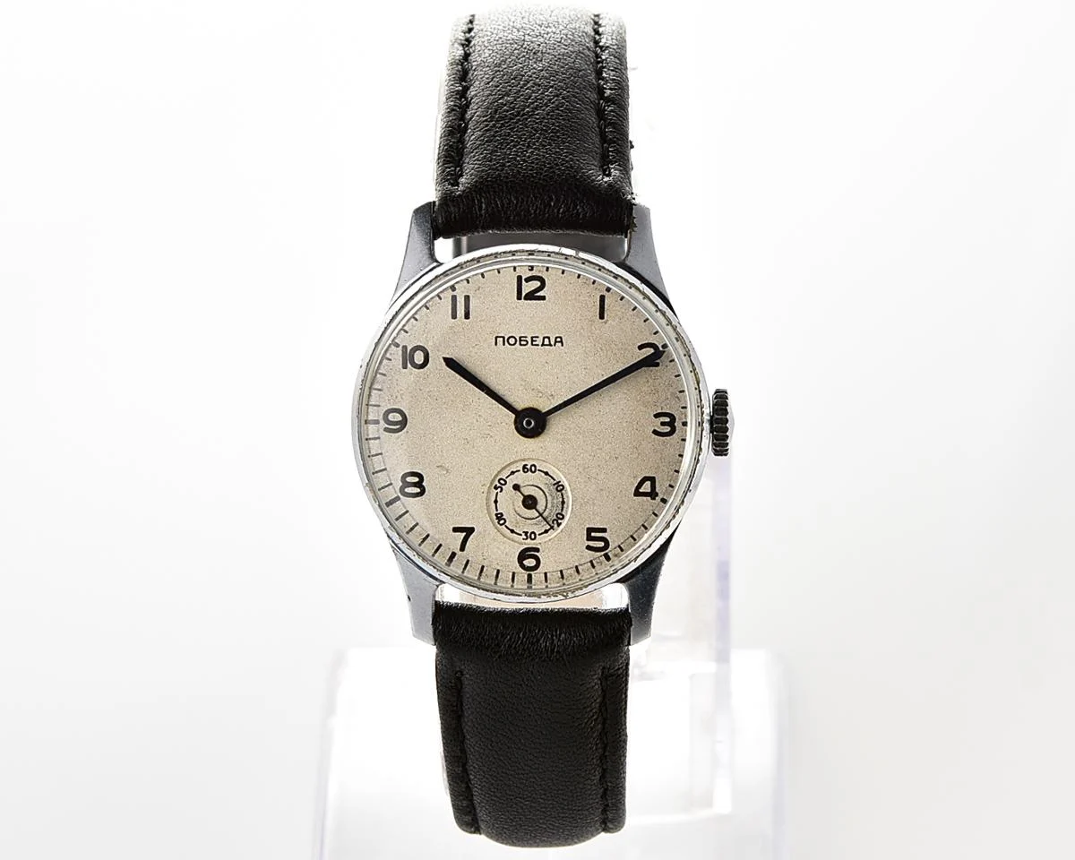 Excellent Soviet mechanical Pobeda watch, ChChZ, the 4th quarter of 1954