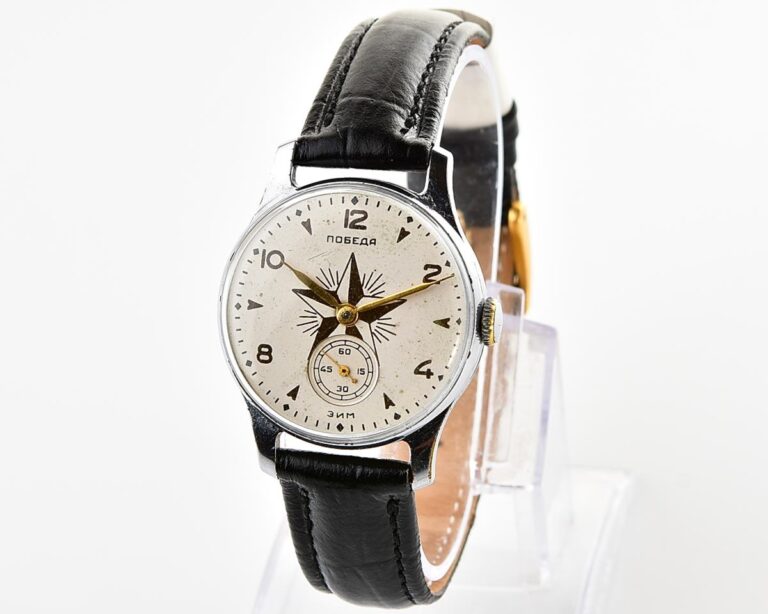 Rare! Vintage soviet mechanical watch POBEDA STAR, from the 2nd quarter 1958!