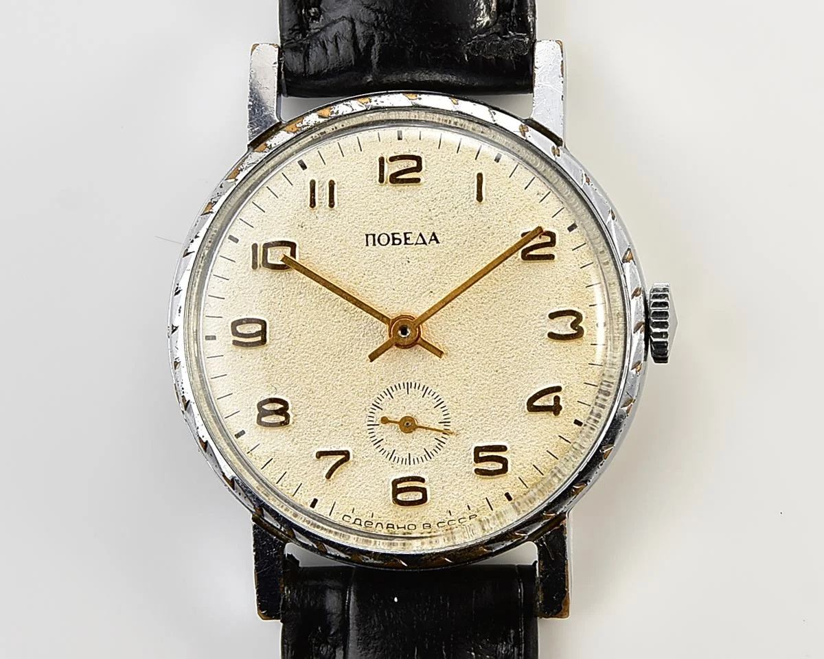 Pobeda ZiM Soviet mechanical wristwatch