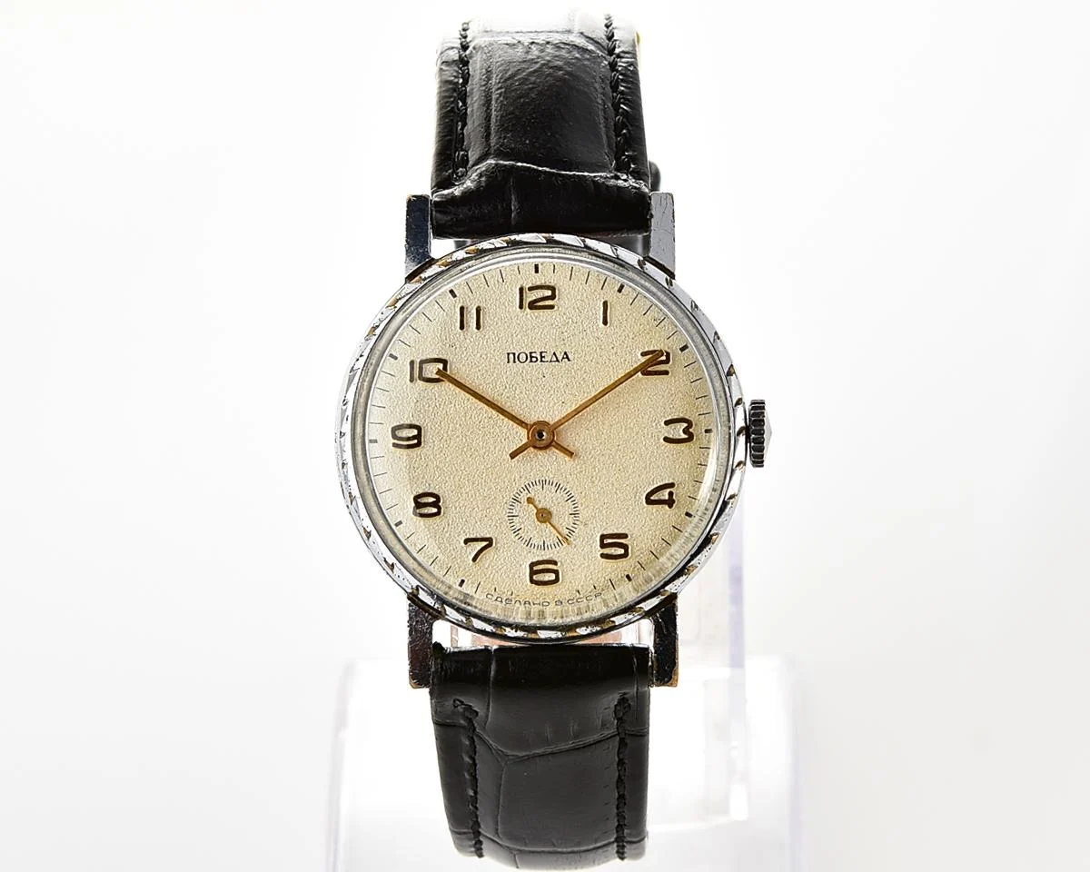 Pobeda ZiM Soviet mechanical wristwatch