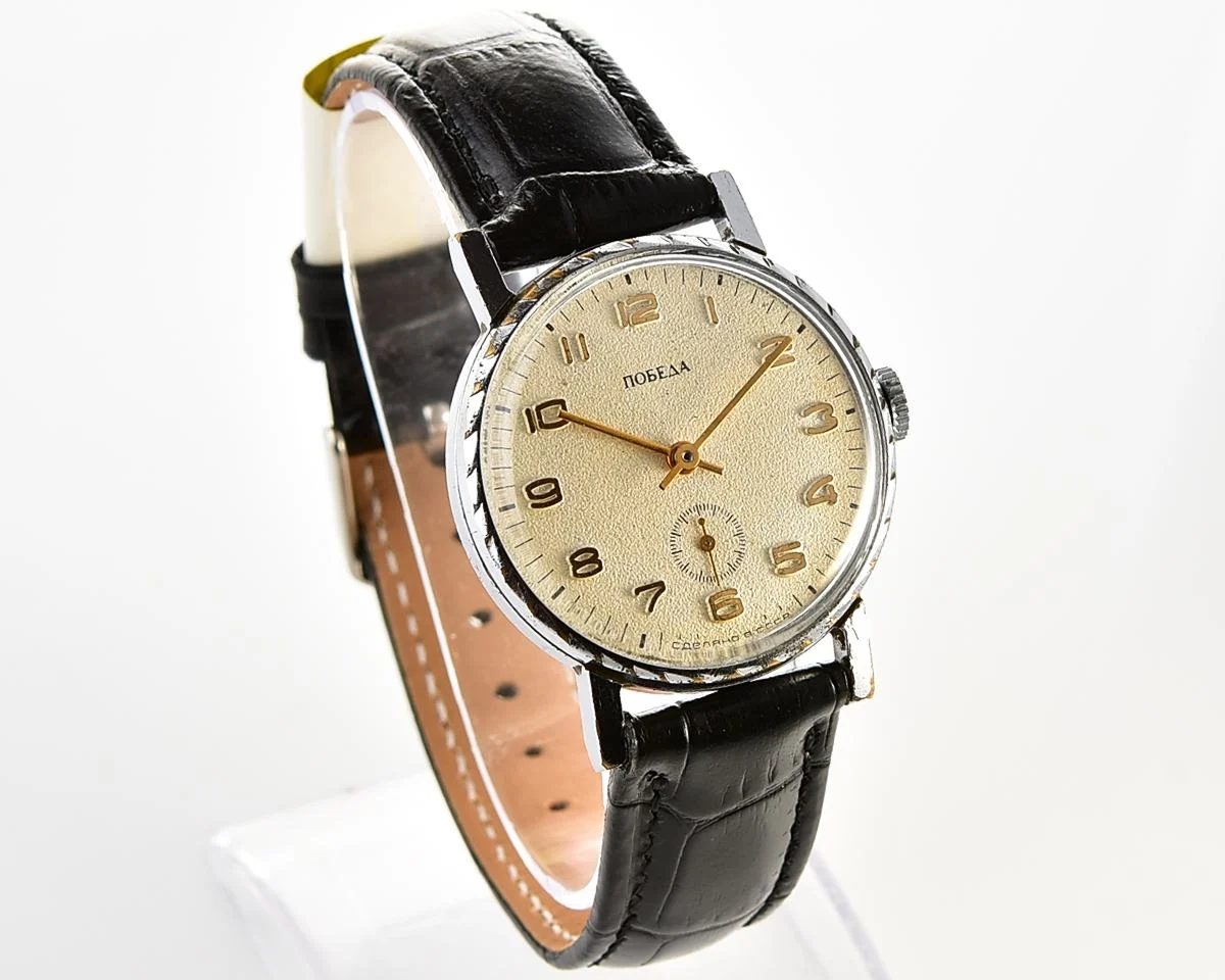 Pobeda ZiM Soviet mechanical wristwatch