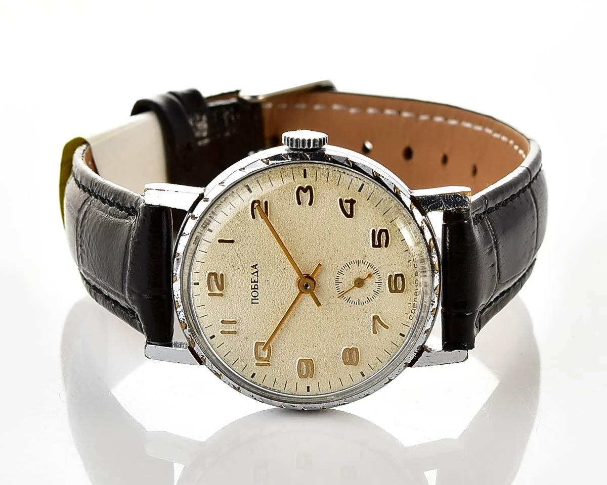 Pobeda ZiM Soviet mechanical wristwatch