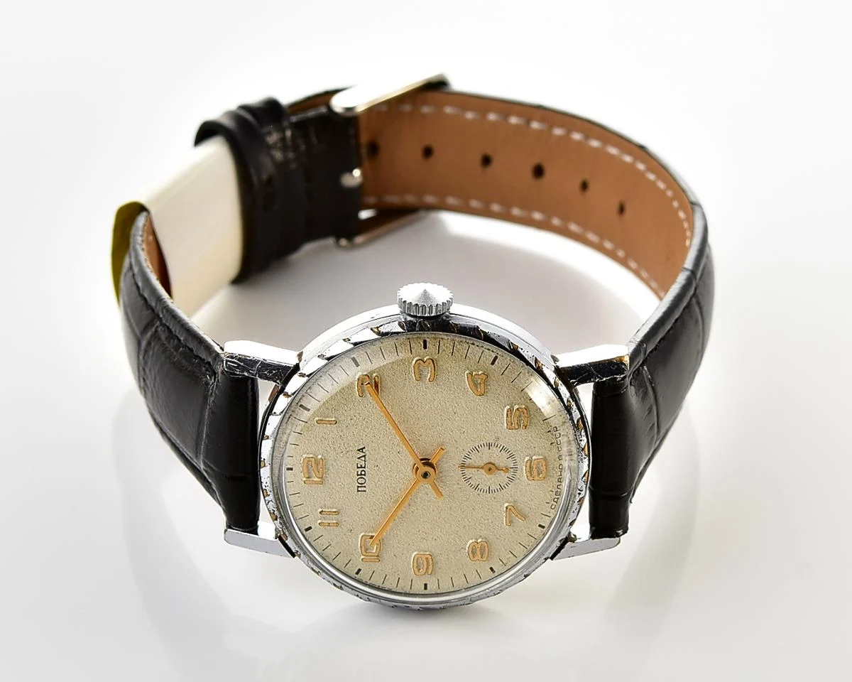 Pobeda ZiM Soviet mechanical wristwatch