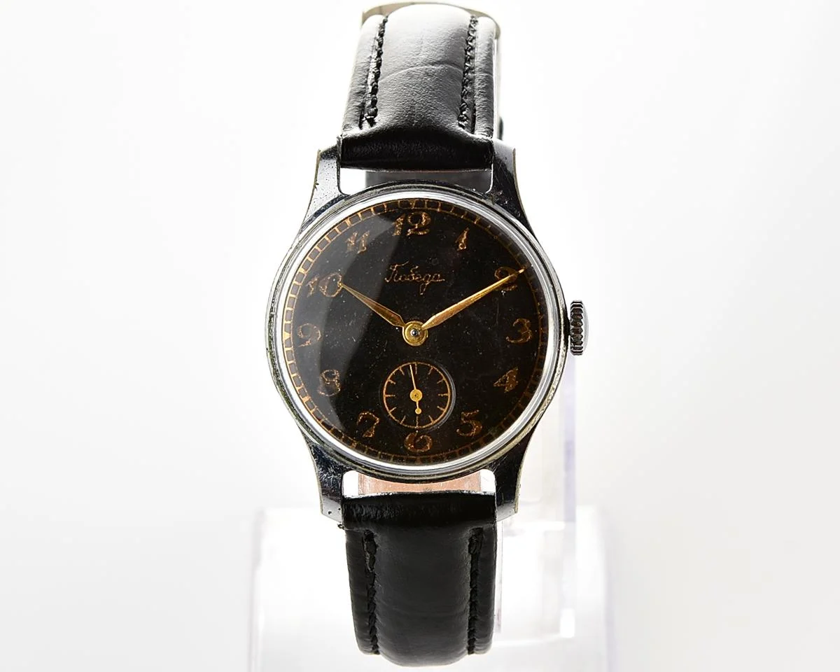 Vintage Soviet mechanical Pobeda wristwatch, PChZ