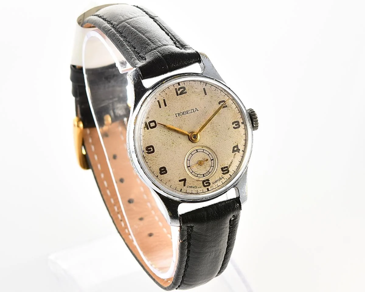 Vintage Soviet mechanical Pobeda, 1MChZ, from the 2nd quarter of 1953
