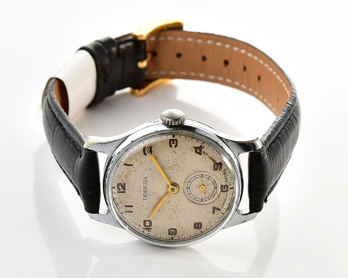 Vintage Soviet mechanical Pobeda, 1MChZ, from the 2nd quarter of 1953