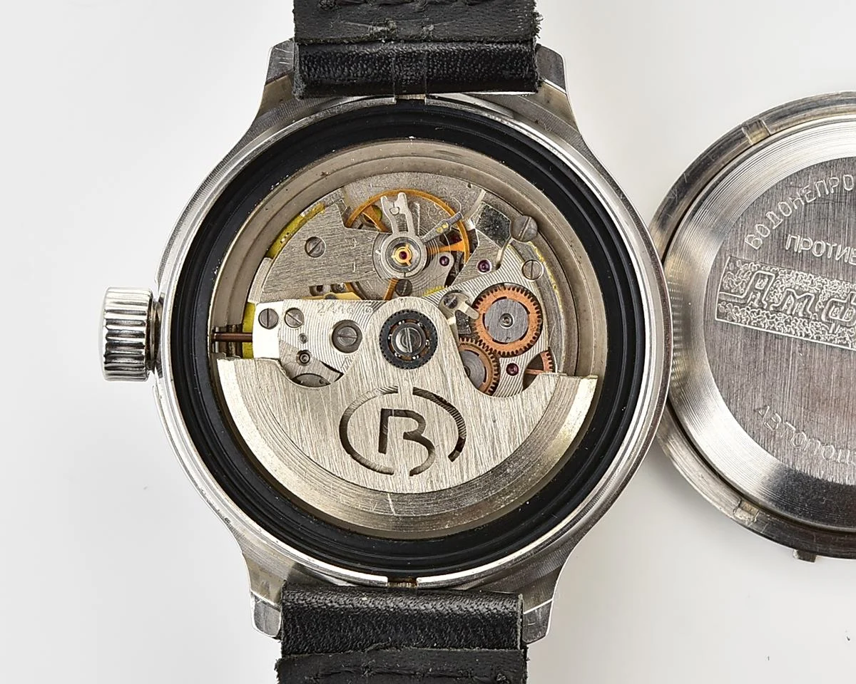 Vostok Amphibia KGB mechanical watch with automatic self winding movement
