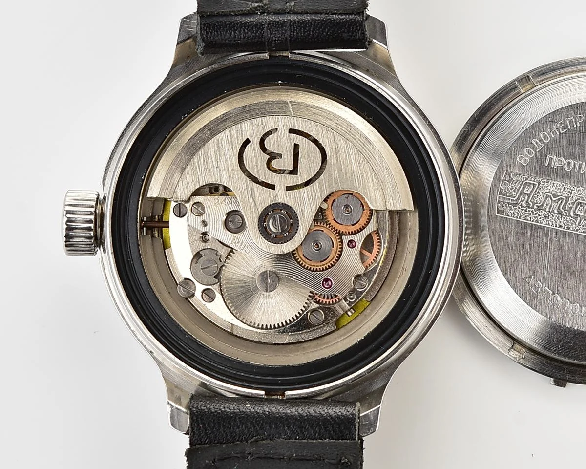 Vostok Amphibia KGB mechanical watch with automatic self winding movement
