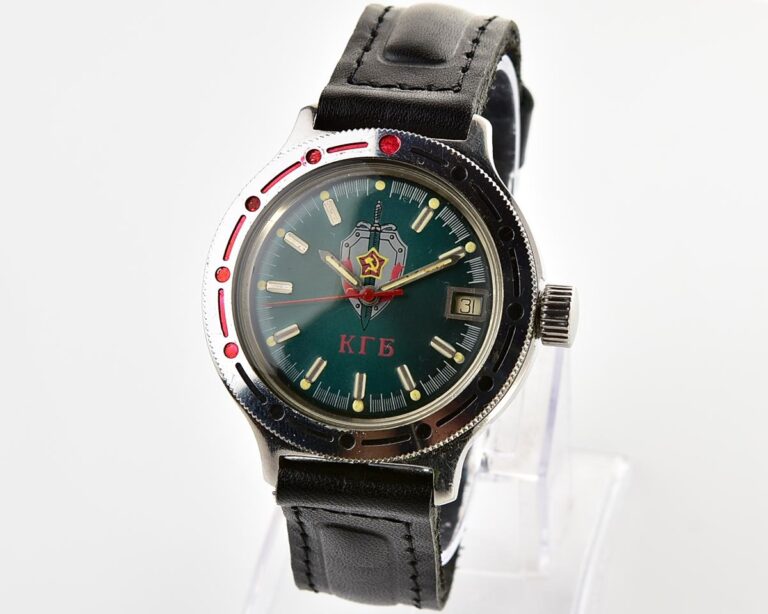 Vostok Amphibia KGB mechanical watch with automatic self winding movement