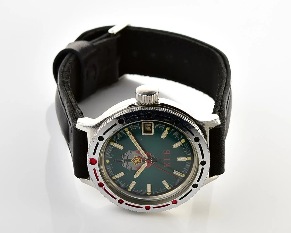 Vostok Amphibia KGB mechanical watch with automatic self winding movement