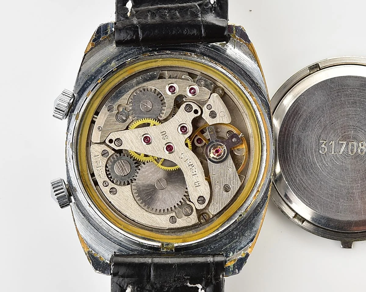 Soviet Poljot mechanical watch with alarm clock function!