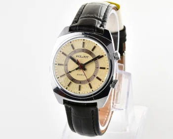 Soviet Poljot mechanical watch with alarm clock function!