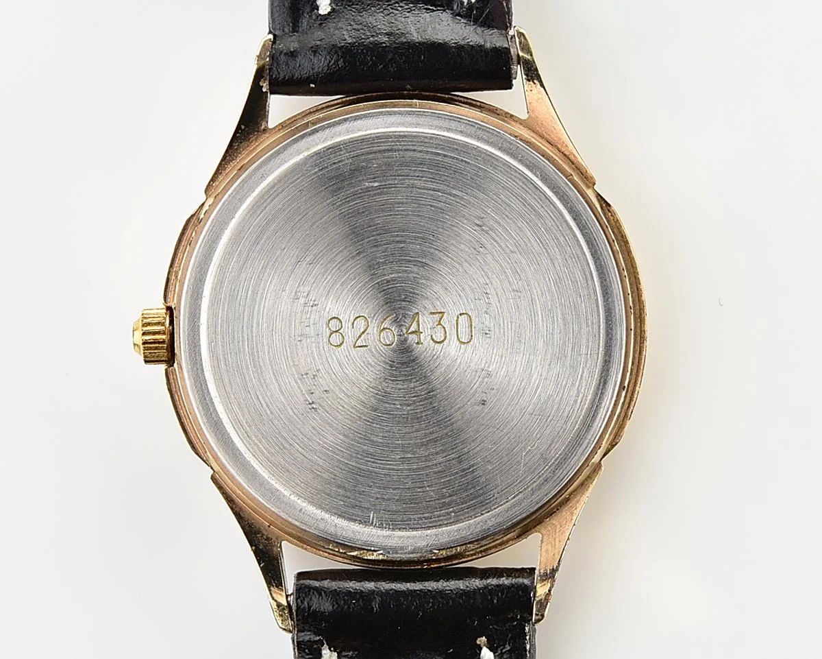 Soviet Poljot watch with quartz movement