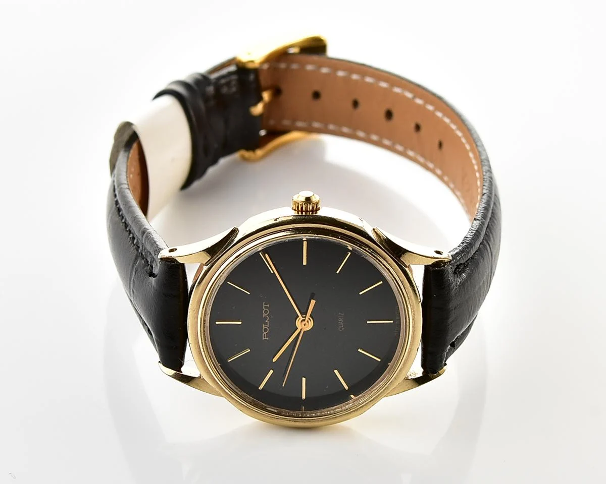 Soviet Poljot watch with quartz movement