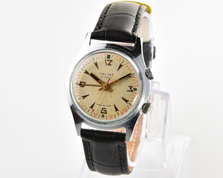 Signal vintage mechanical watch with alarm function