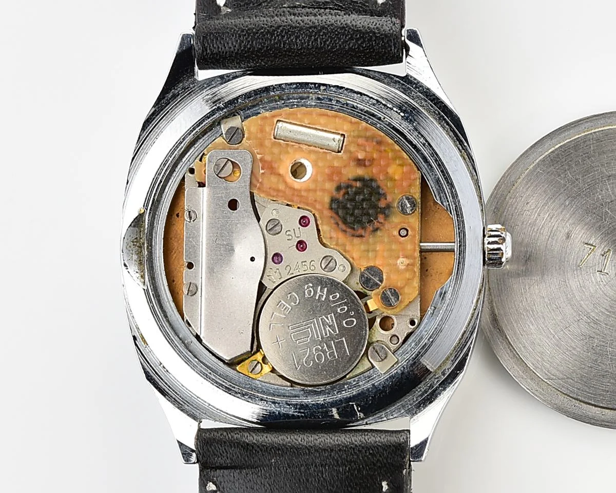 Soviet Poljot watch with quartz movement