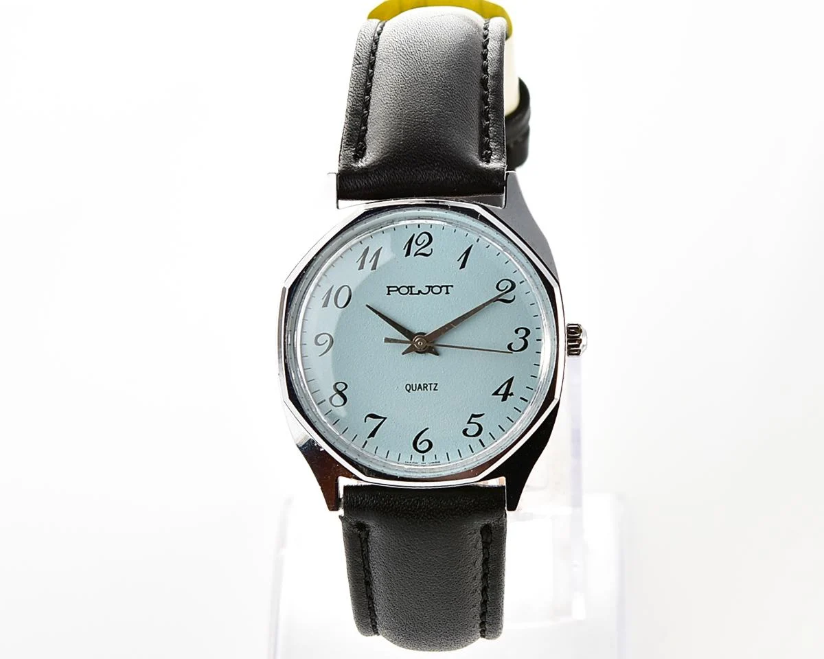 Soviet Poljot watch with quartz movement