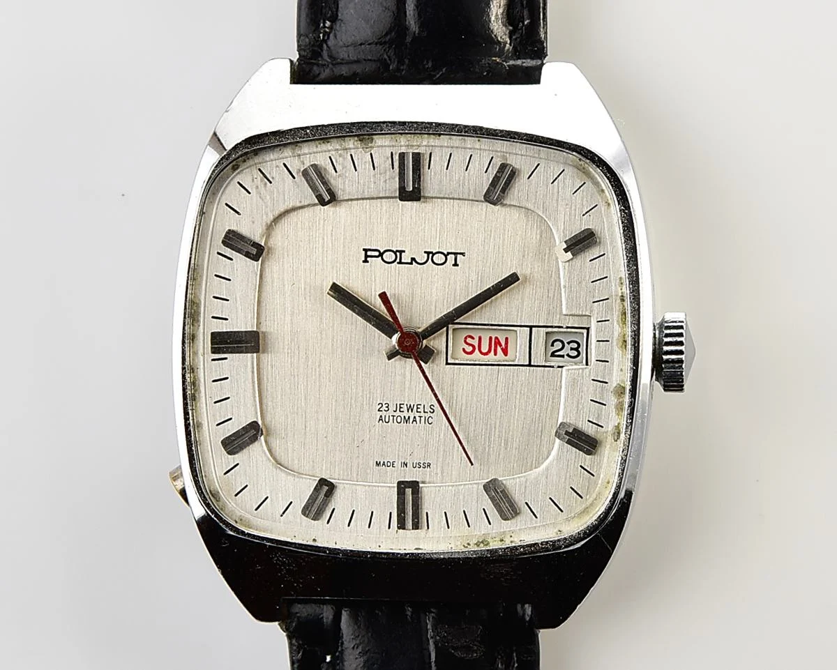 Soviet mechanical Poljot with Automatic self winding movement