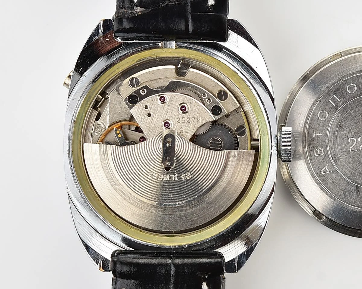 Soviet mechanical Poljot with Automatic self winding movement