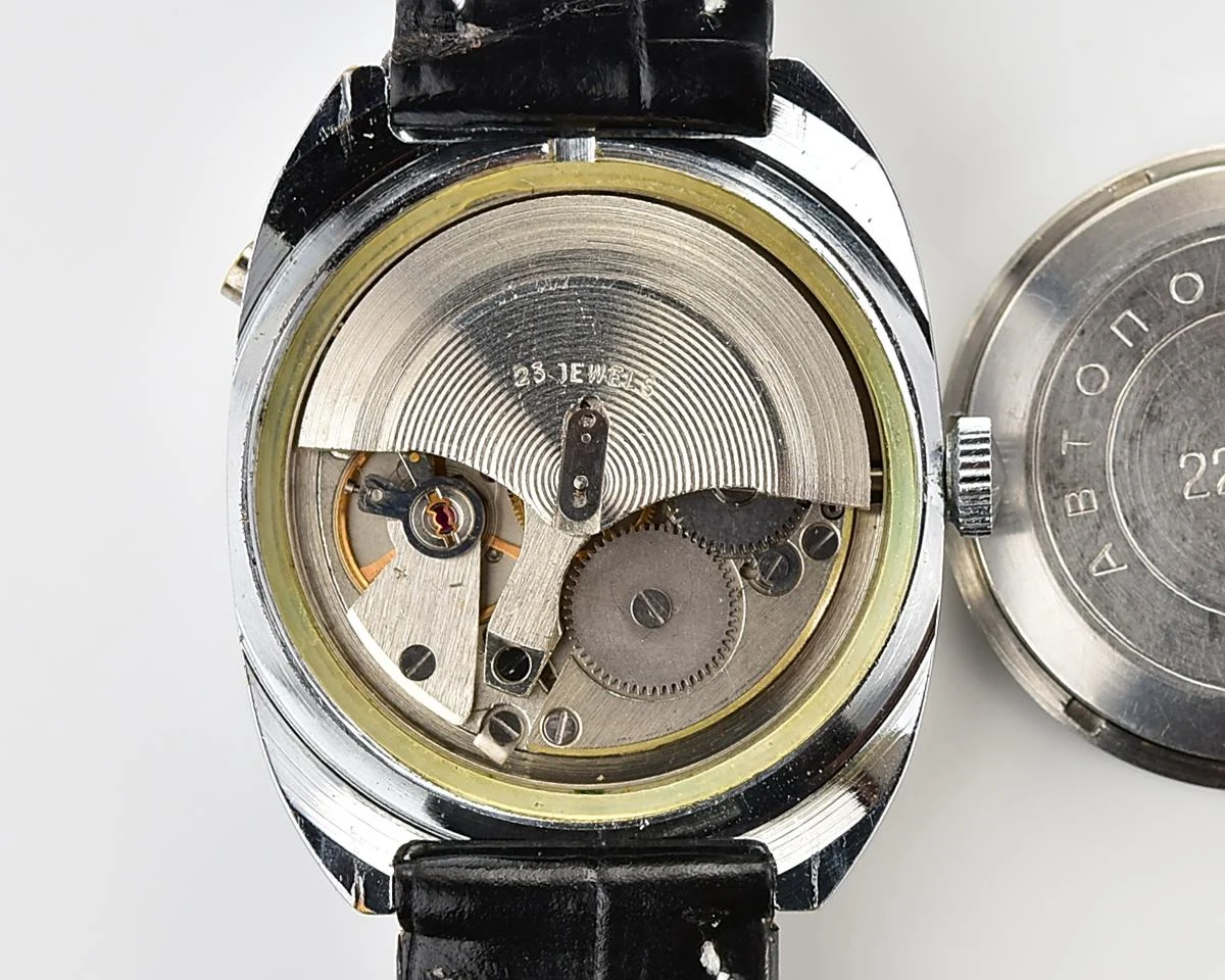 Soviet mechanical Poljot with Automatic self winding movement