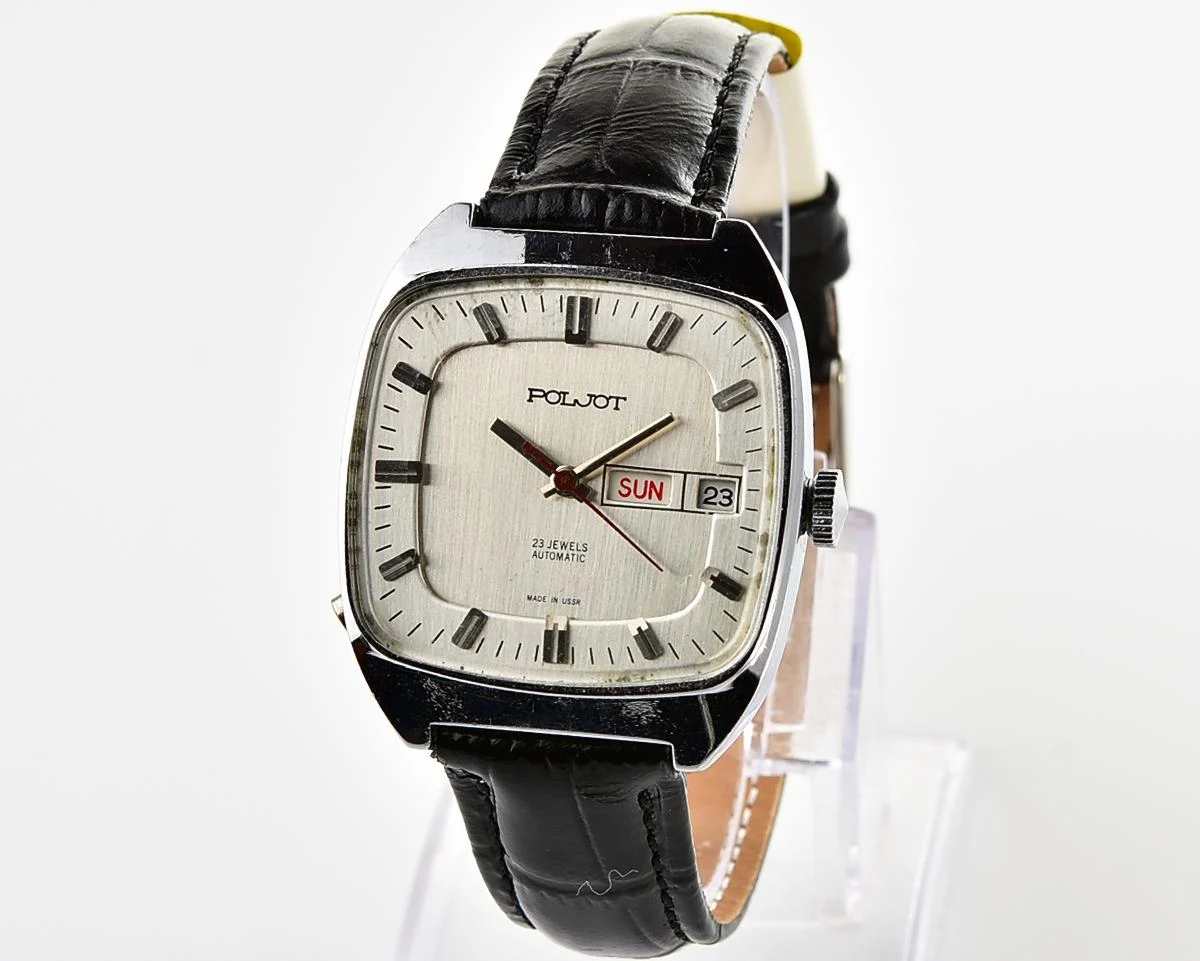 Soviet mechanical Poljot with Automatic self winding movement