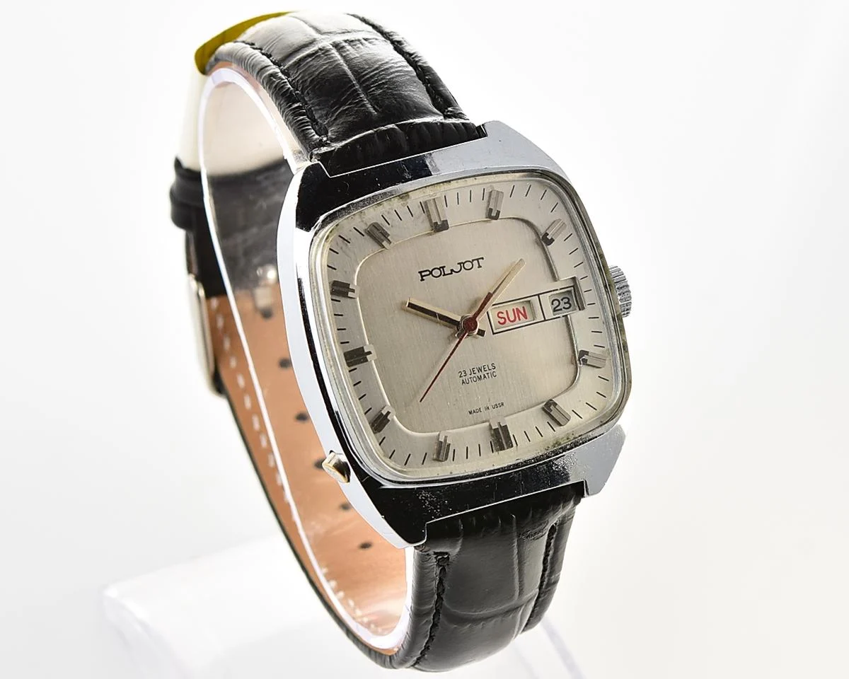 Soviet mechanical Poljot with Automatic self winding movement