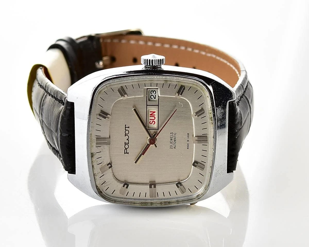 Soviet mechanical Poljot with Automatic self winding movement