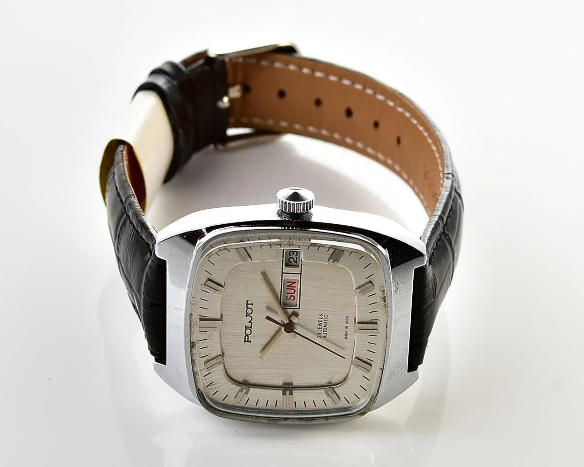 Soviet mechanical Poljot with Automatic self winding movement