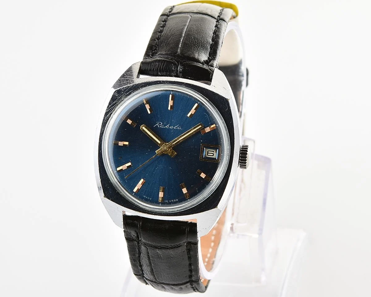 Soviet Raketa vintage mechanical watch