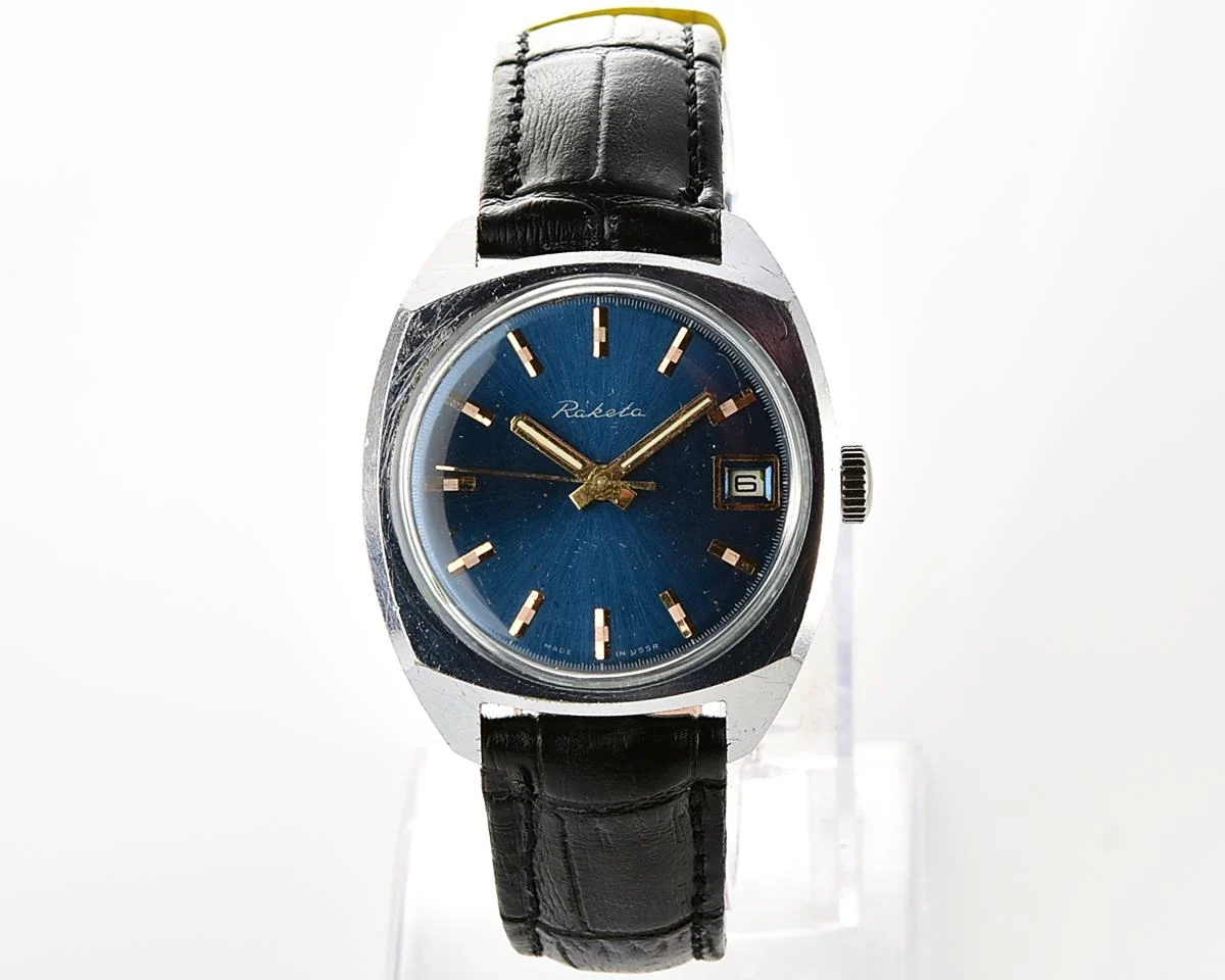 Soviet Raketa vintage mechanical watch