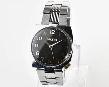 Uncommon Soviet Raketa mechanical wristwatch