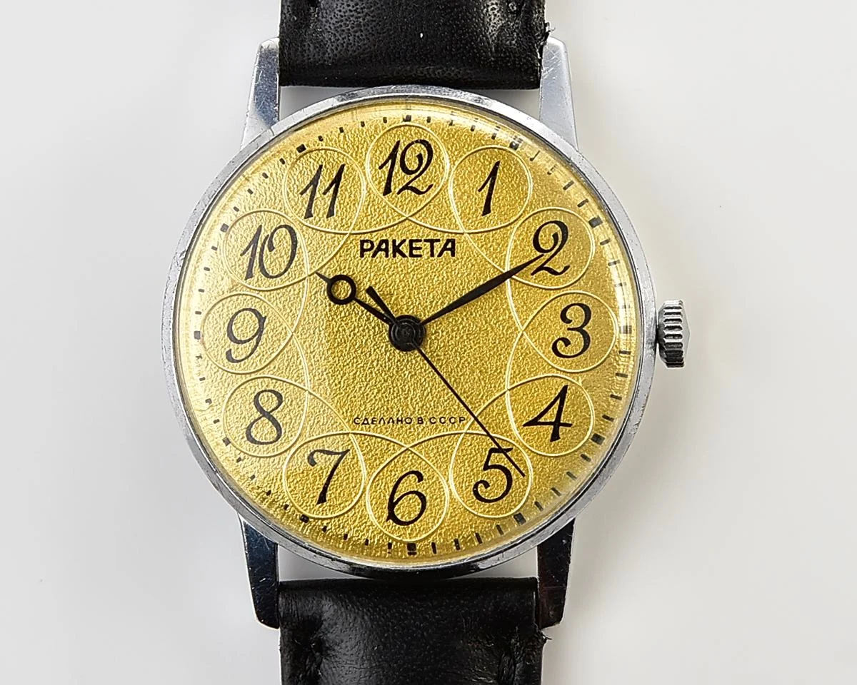Soviet Raketa vintage mechanical watch