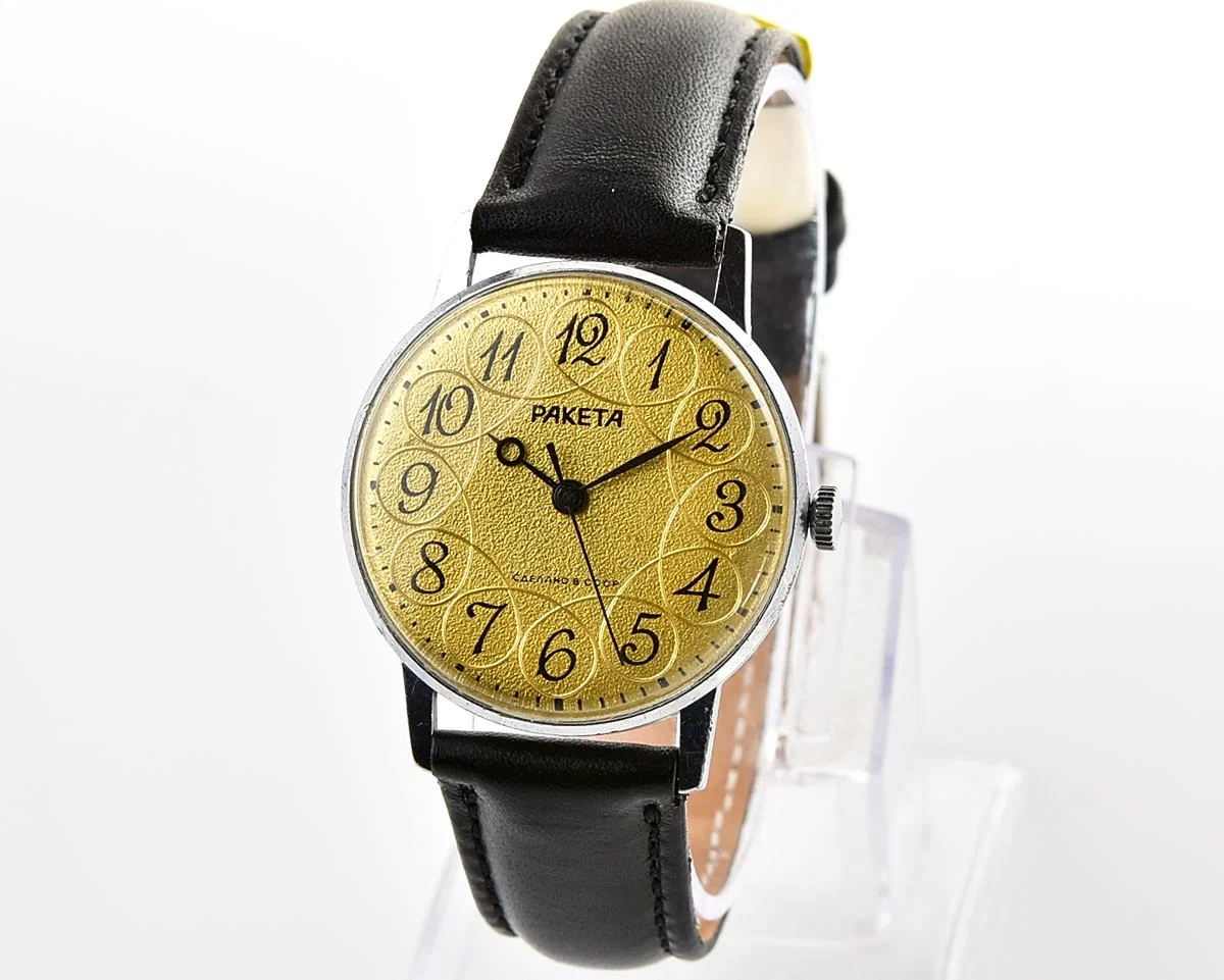 Soviet Raketa vintage mechanical watch