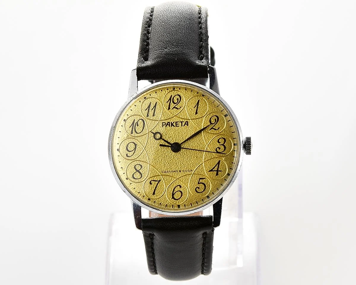 Soviet Raketa vintage mechanical watch