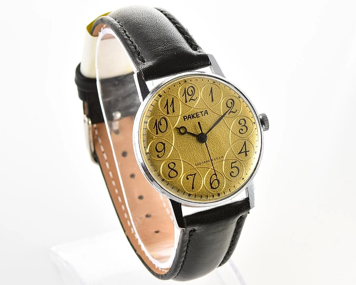Soviet Raketa vintage mechanical watch