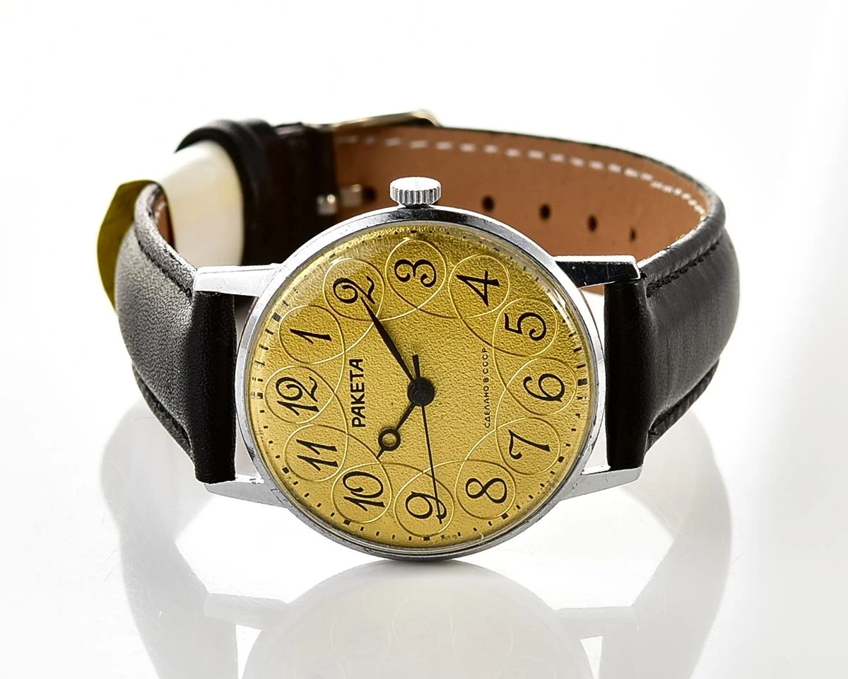 Soviet Raketa vintage mechanical watch