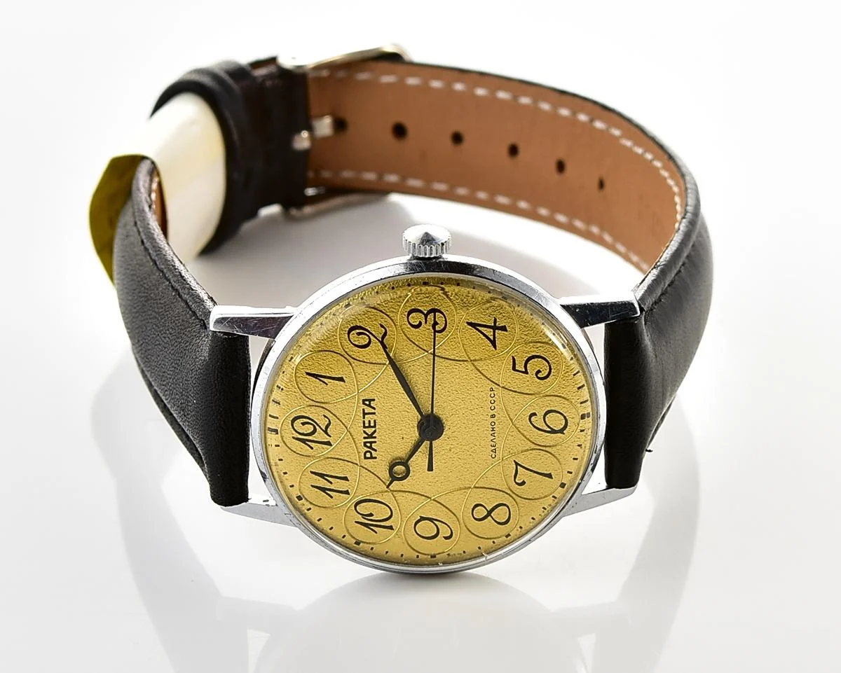 Soviet Raketa vintage mechanical watch