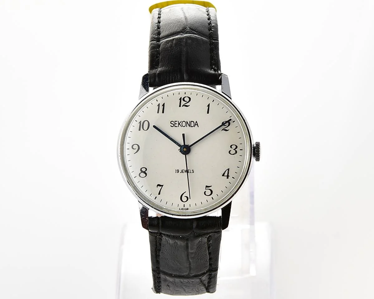 Soviet Sekonda vintage mechanical wristwatch
