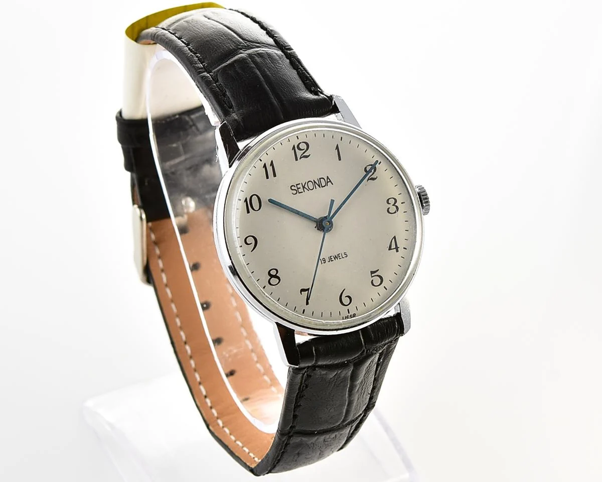 Soviet Sekonda vintage mechanical wristwatch