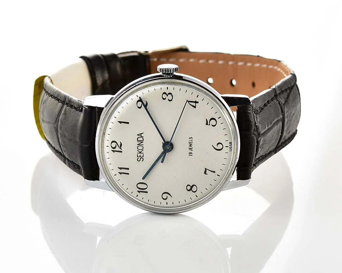 Soviet Sekonda vintage mechanical wristwatch