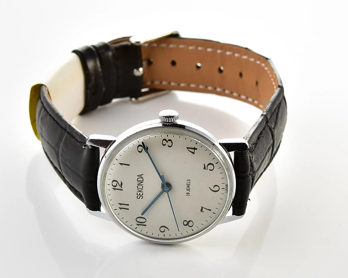 Soviet Sekonda vintage mechanical wristwatch