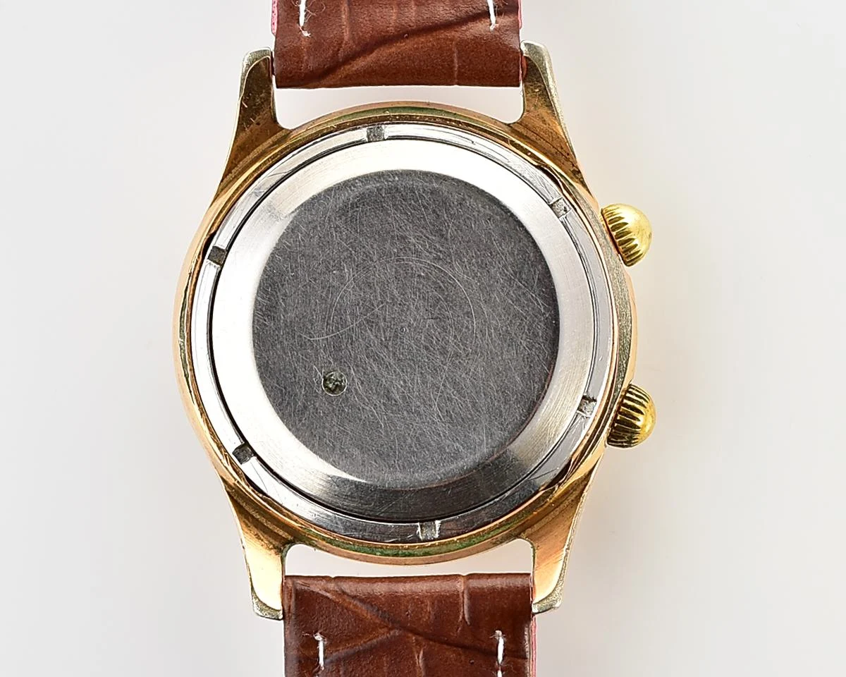 Signal gold-plated vintage mechanical watch with alarm function