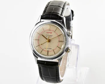 Signal vintage mechanical watch with alarm function