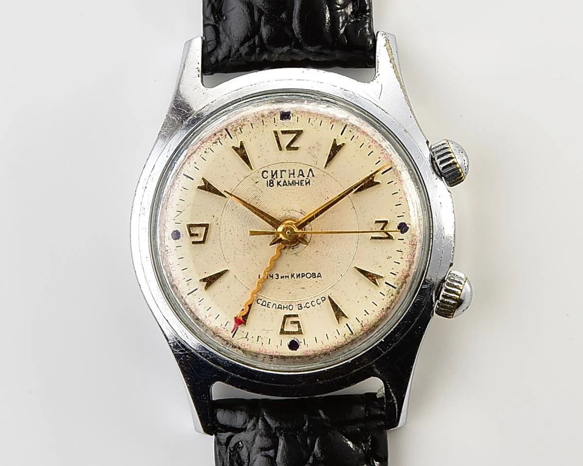 Poljot-Signal vintage mechanical watch with alarm function!