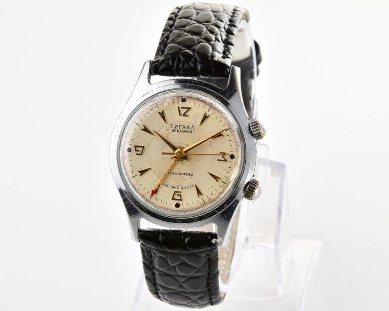Poljot-Signal vintage mechanical watch with alarm function!
