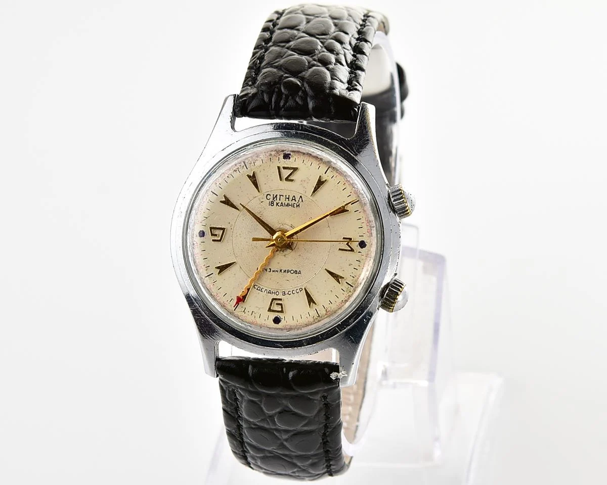 Poljot-Signal vintage mechanical watch with alarm function!