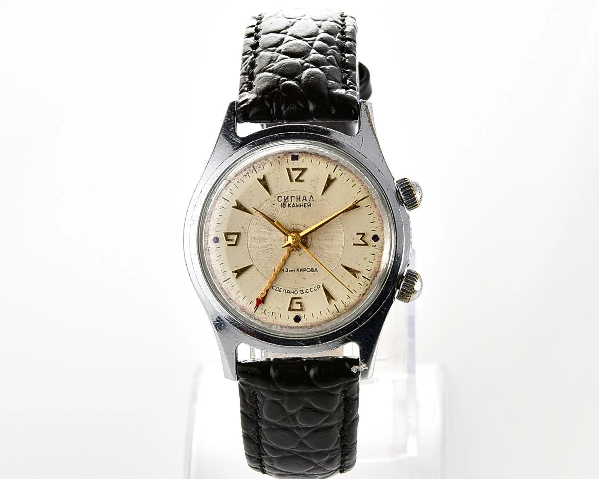 Poljot-Signal vintage mechanical watch with alarm function!