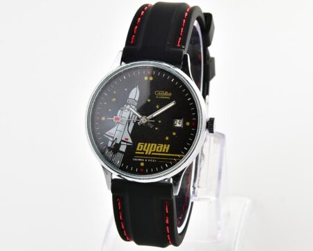 Slava BURAN mechanical vintage watch – relic of soviet space exploration era!