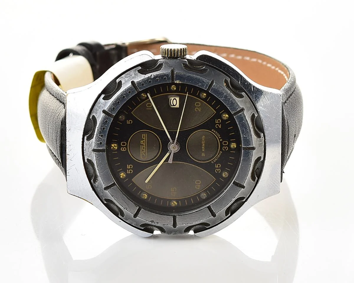 Slava "Chronograph" mechanical wrist watch